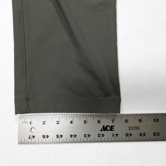 LULULEMON Men's 36x28 Grey Eucalyptus ABC Classic Fit Warpstreme Trouser Pants - Picture 7 of 7